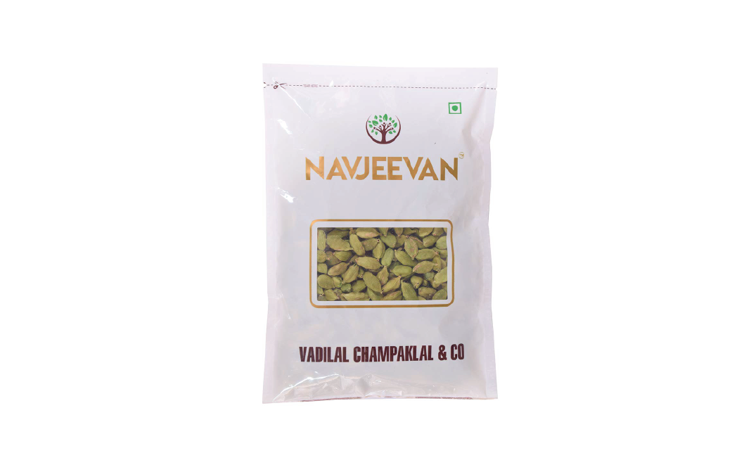 Navjeevan Green Cardamom    Pack  100 grams